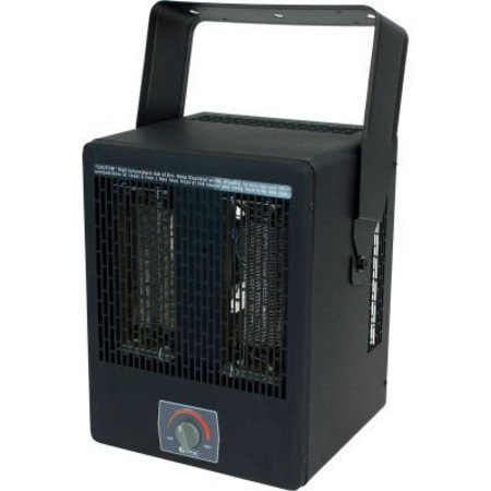 KING ELECTRIC King Electric Garage Heater with Thermostat & Bracket 240V 5000W EKB2450TB